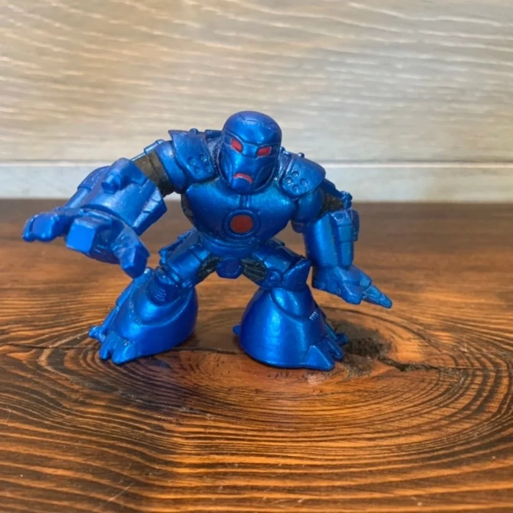 Marvel Super Hero Squad Lot Of 2 Original‎ Iron Man Mark 1 & Blue Iron Monger